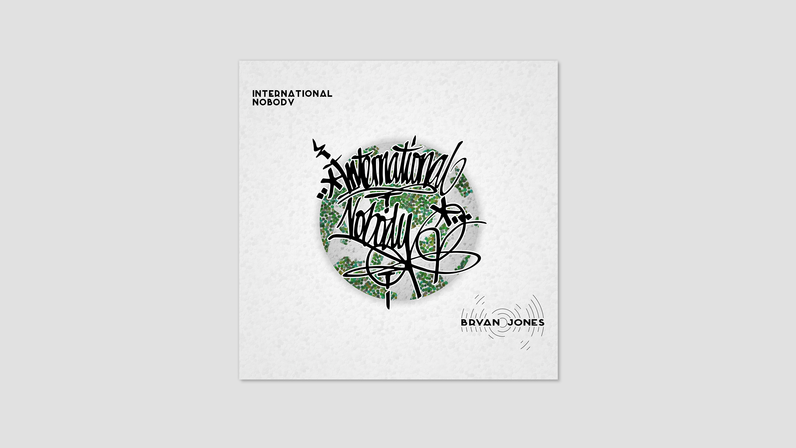 Illustration and design by dephined for Bryan Jones - International Nobody