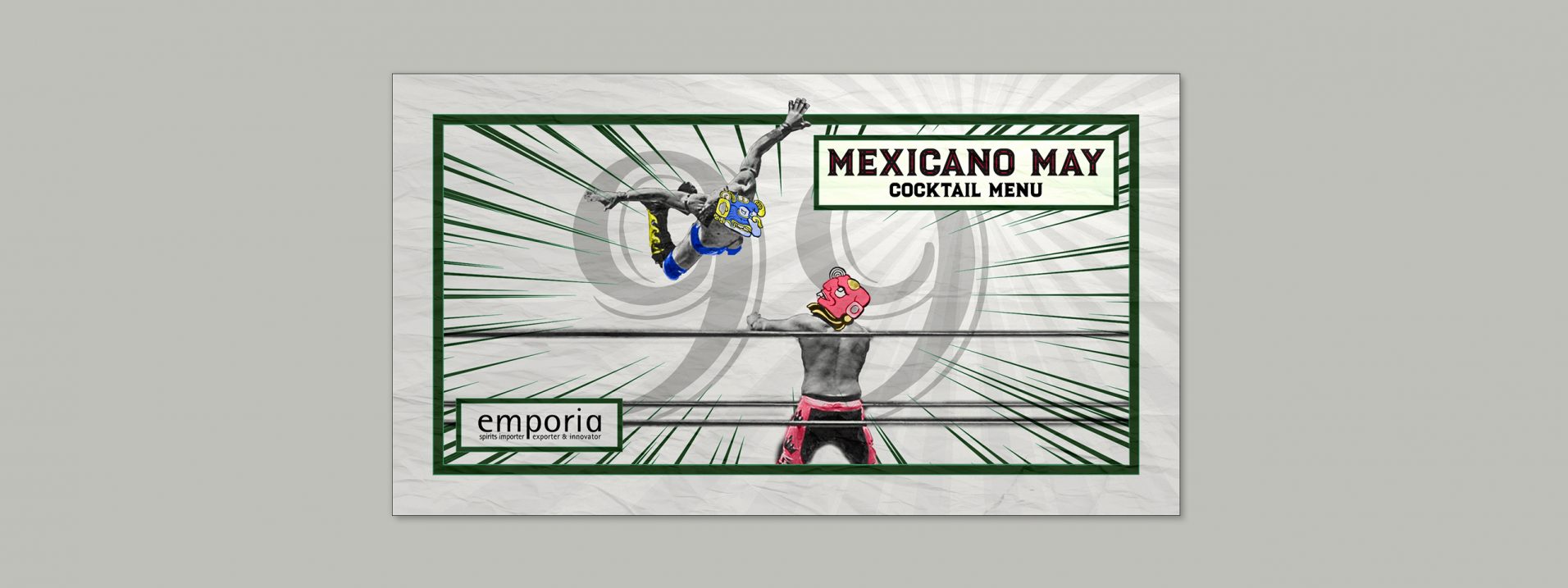 Emporia Brands - Mexicano May Cocktail Menu designed by Dephined