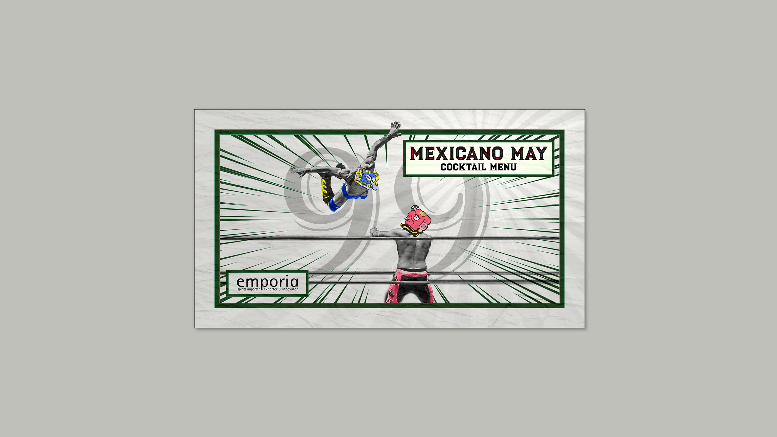 Emporia Brands - Mexicano May Cocktail Menu designed by Dephined
