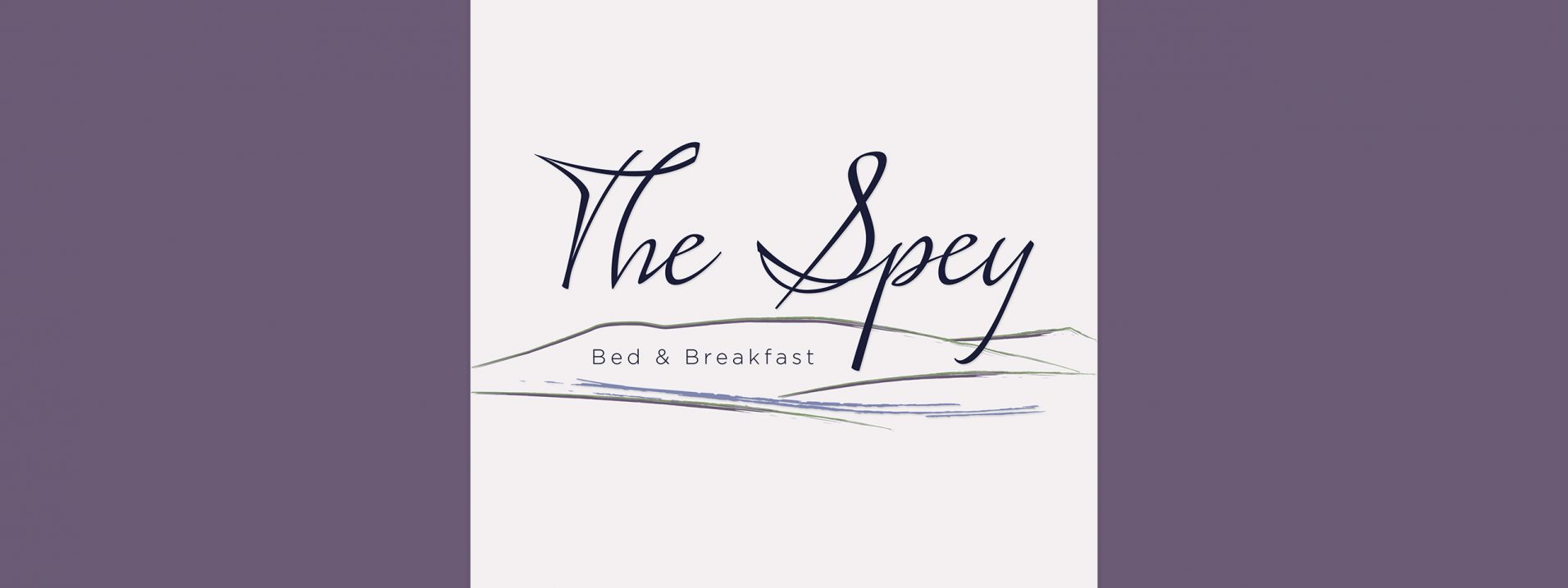 The Spey — Bed & Breakfast logo design